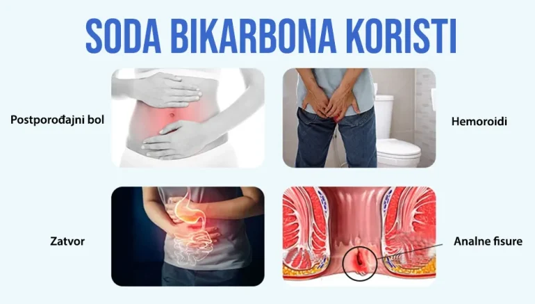 Soda bikarbona Koristi